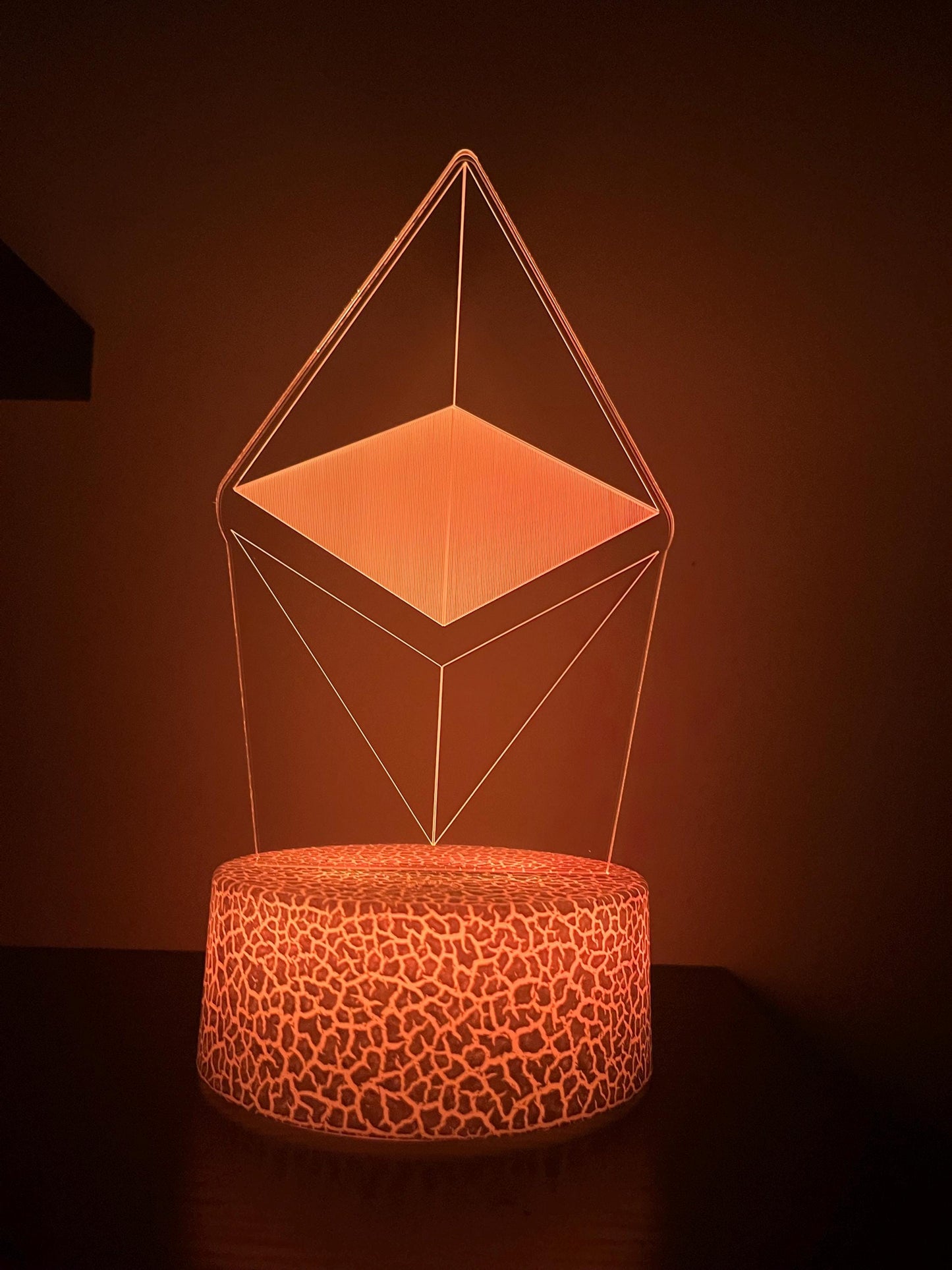 Ethereum (ETH) Crypto LED Lamp