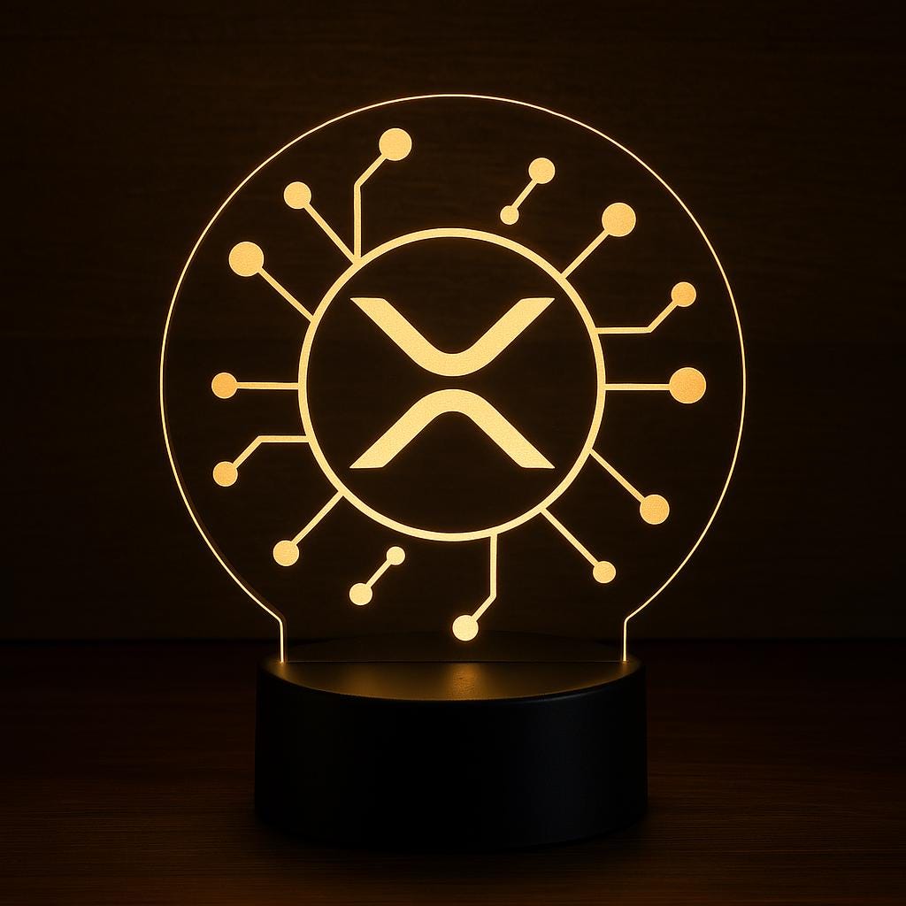Ripple XRP Crypto Lamp