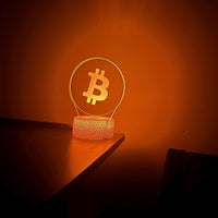 Bitcoin (BTC) LED Lamp
