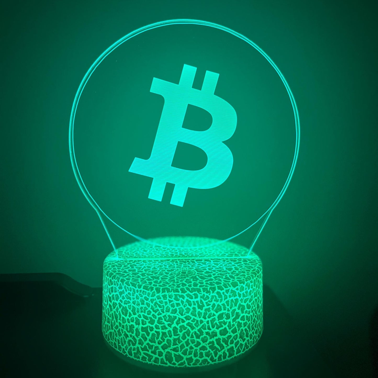 Bitcoin (BTC) LED Lamp