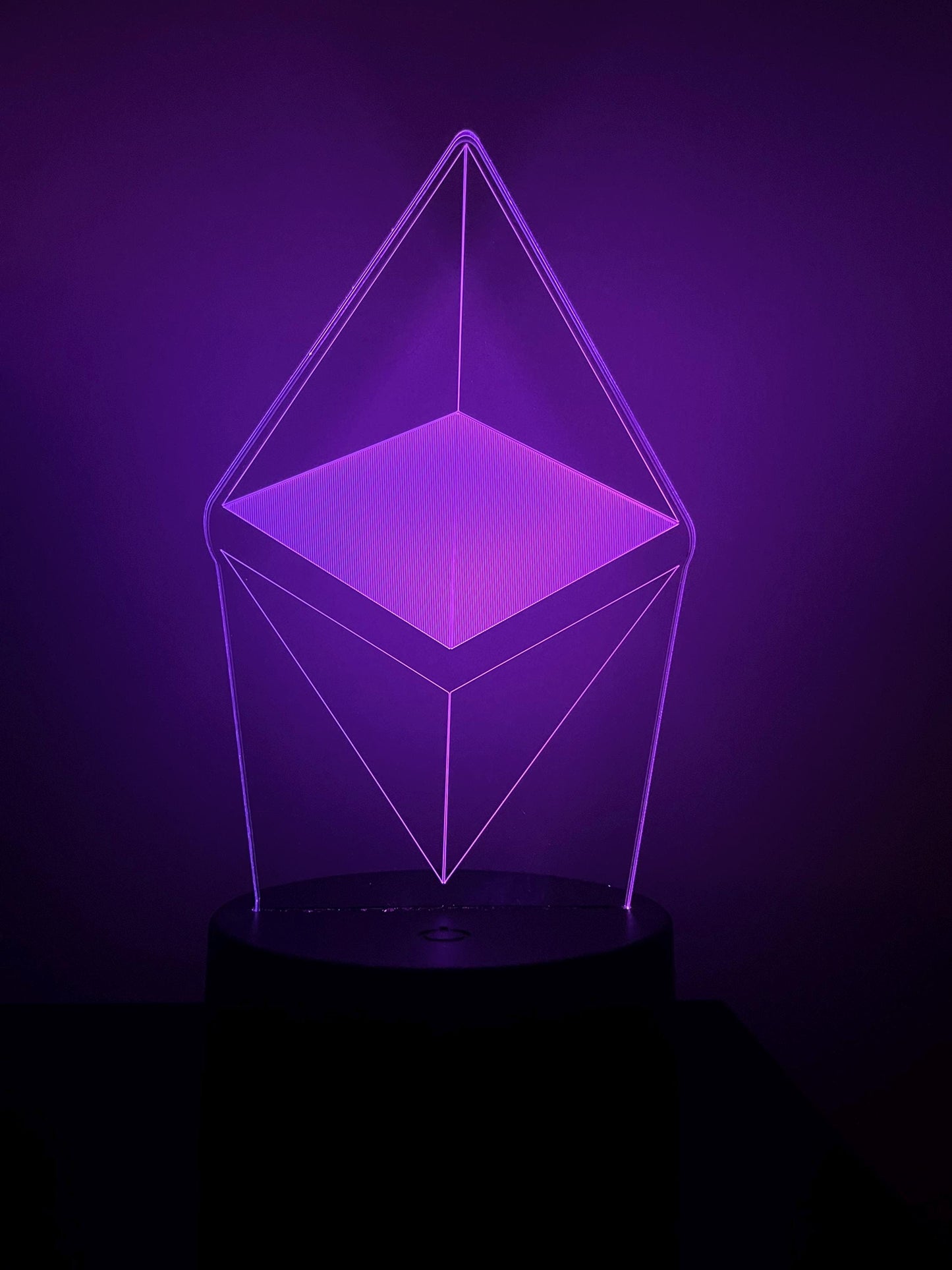 Ethereum (ETH) Crypto LED Lamp