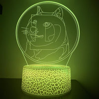 Dogecoin DOGE LED Lamp