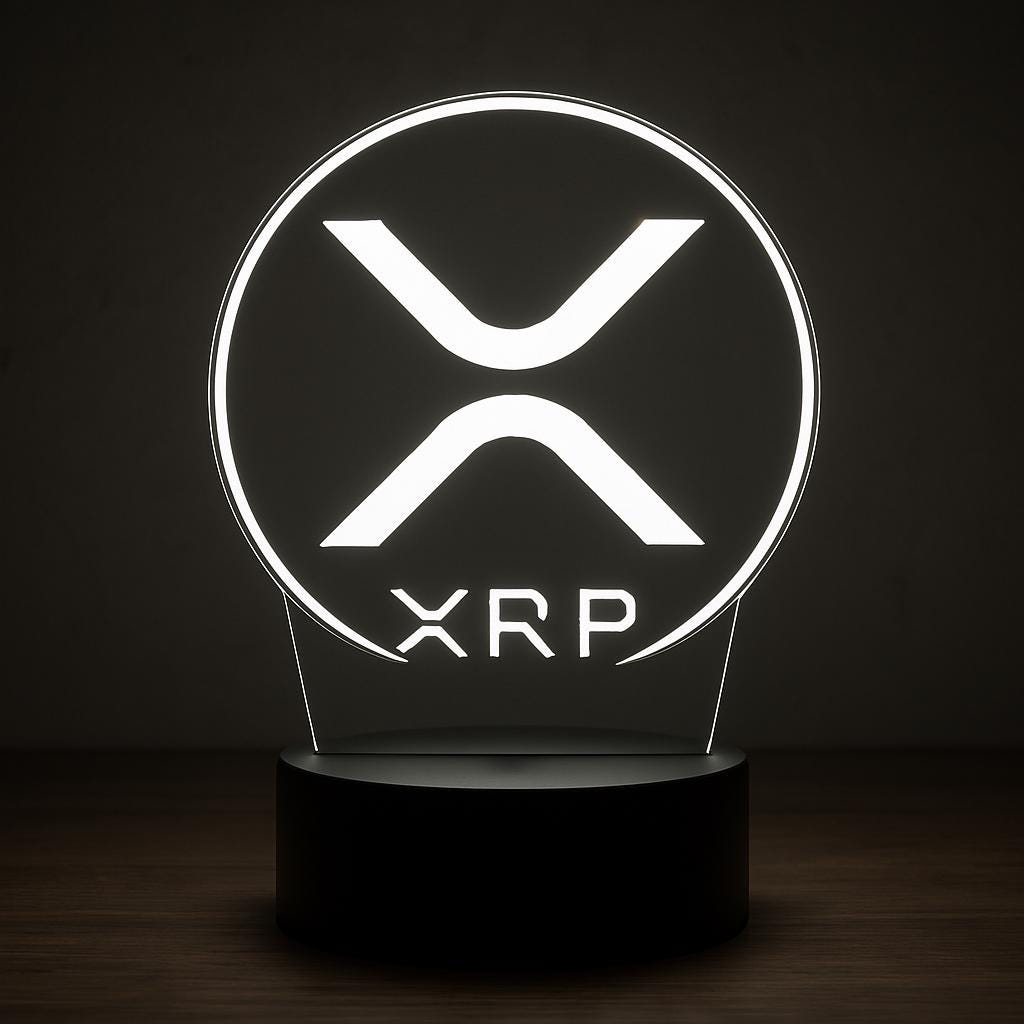 Ripple XRP Crypto Lamp