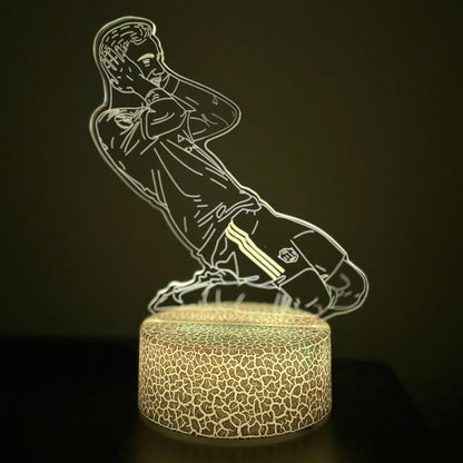 Bruno Fernandes Celebration LED Lamp – 16 Color Changing Night Light with Remote, Manchester Football Fan Gift LED Lamp