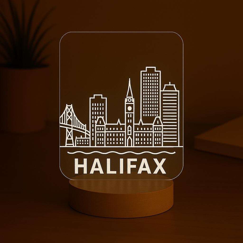 Halifax Skyline LED Lamp