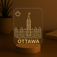 Ottawa Skyline LED Lamp